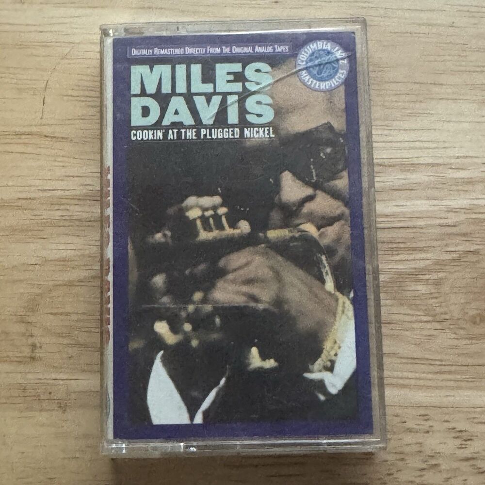 Miles Davis Cookin’ At The Plugged Nickel Cassette 1987 Columbia CJT 40645 Jazz